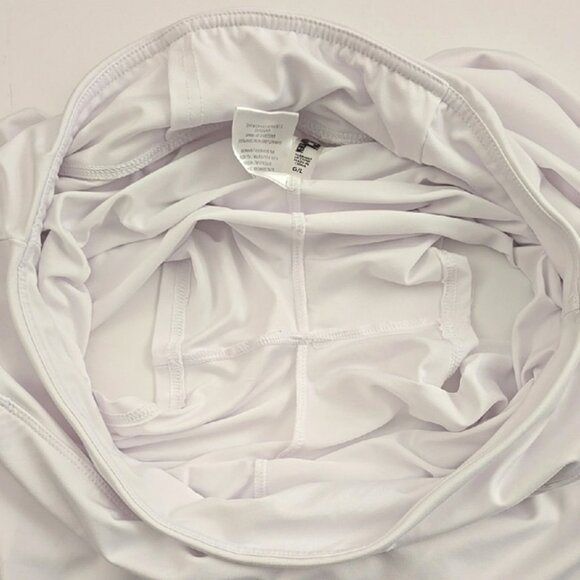 OCX Trem Women's White Activewear Skort Skirt Built In Liner Pockets Size Large - Picture 11 of 16